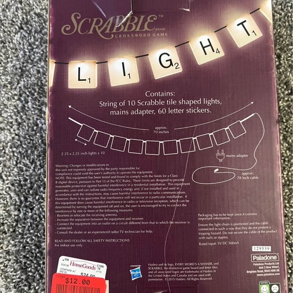 Light-Up Letter Banner with Reusable Stickers - Picture 4 of 4